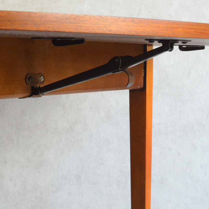 60S バタフライ チーク テーブル06（天板剥離再塗装済）