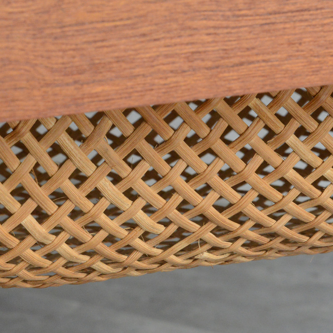 デンマークヴィンテージ　チーク ソーイングテーブル5-176