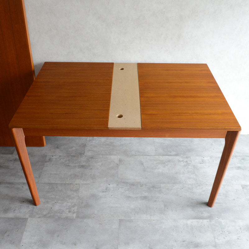 T様見学ご予約品　デンマーク エクステンション ダイニングテーブル 02(レクタングル・天板剥離再塗装済)