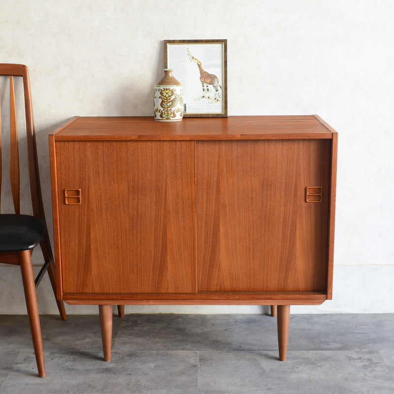 S様見学ご予約品デンマーク ヴィンテージ　チーク キャビネット5-56(ウッドオイル仕上)