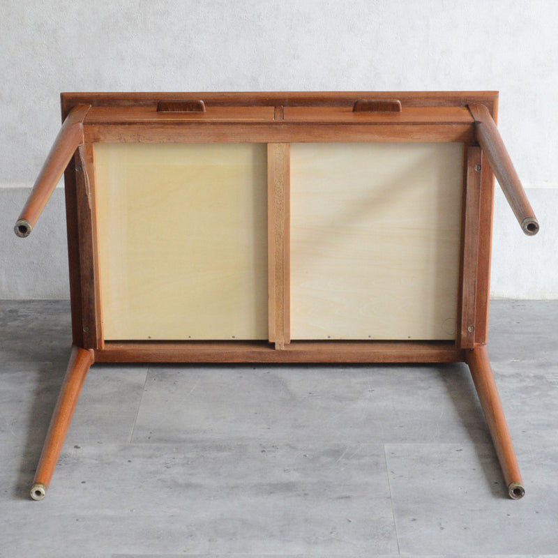 デンマークヴィンテージ　チーク ソーイングテーブル5-176