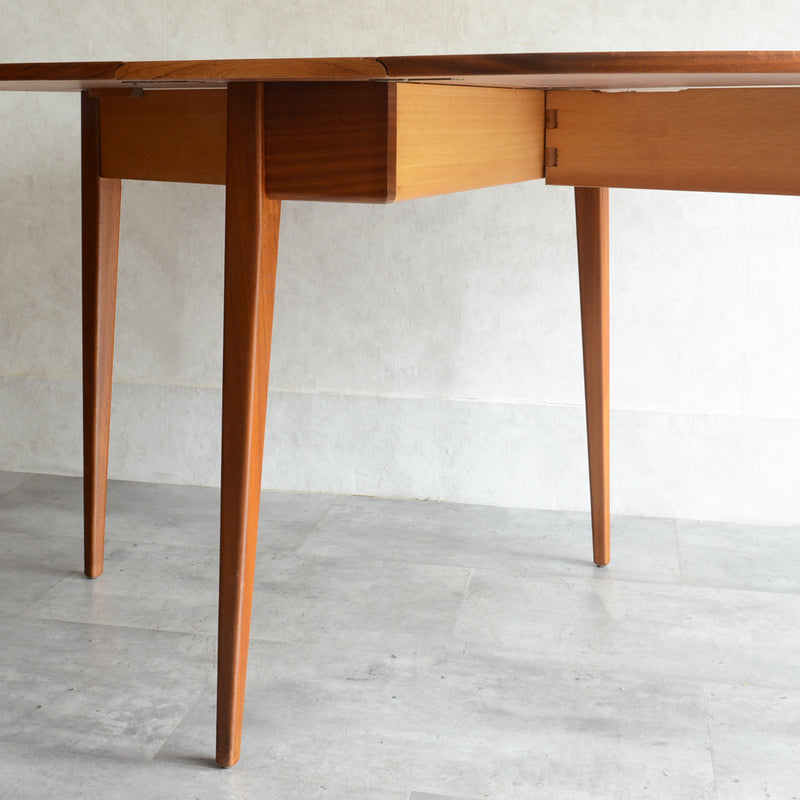 60S ゲートレッグ エクステンション ダイニングテーブル 25(オーバル）