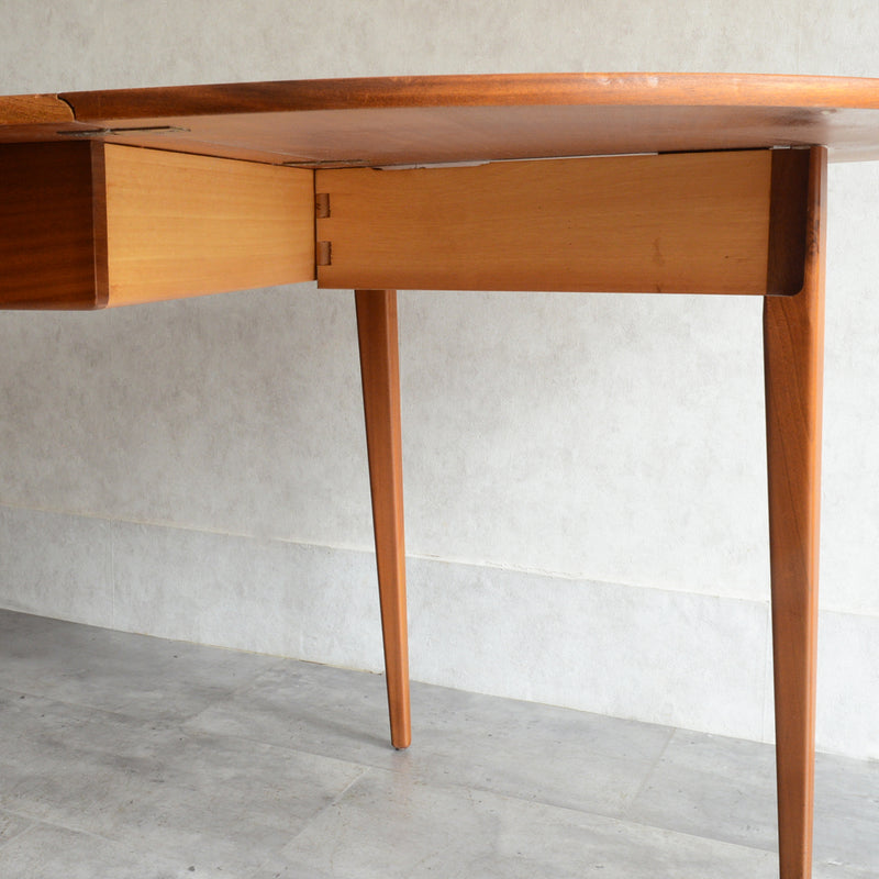 60S ゲートレッグ エクステンション ダイニングテーブル 25(オーバル）