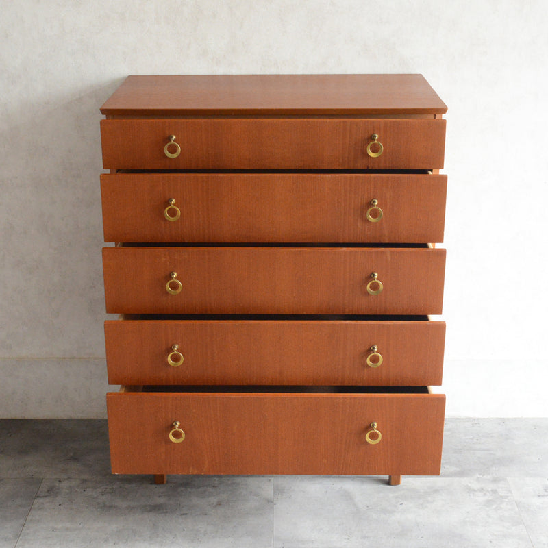 ミッドセンチュリー ヴィンテージ 5段チェスト 17