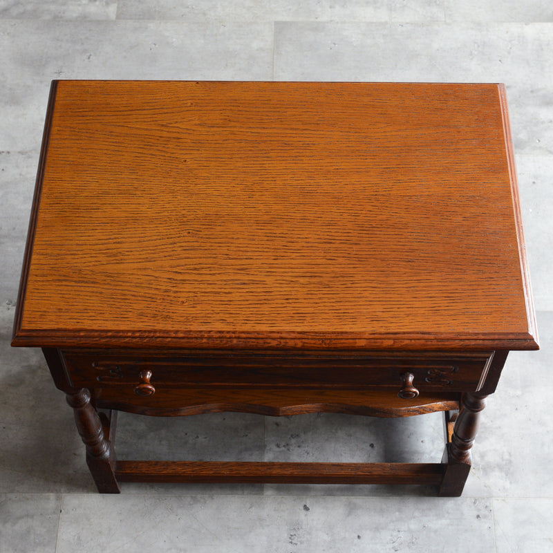 クラシック マガジンラック付 オークキャビネット13