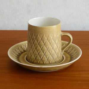 クイストゴー レリーフ カップ＆ソーサー 6-54  Jens.H.Quistgaard