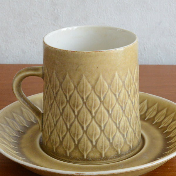 クイストゴー レリーフ カップ＆ソーサー 6-54  Jens.H.Quistgaard