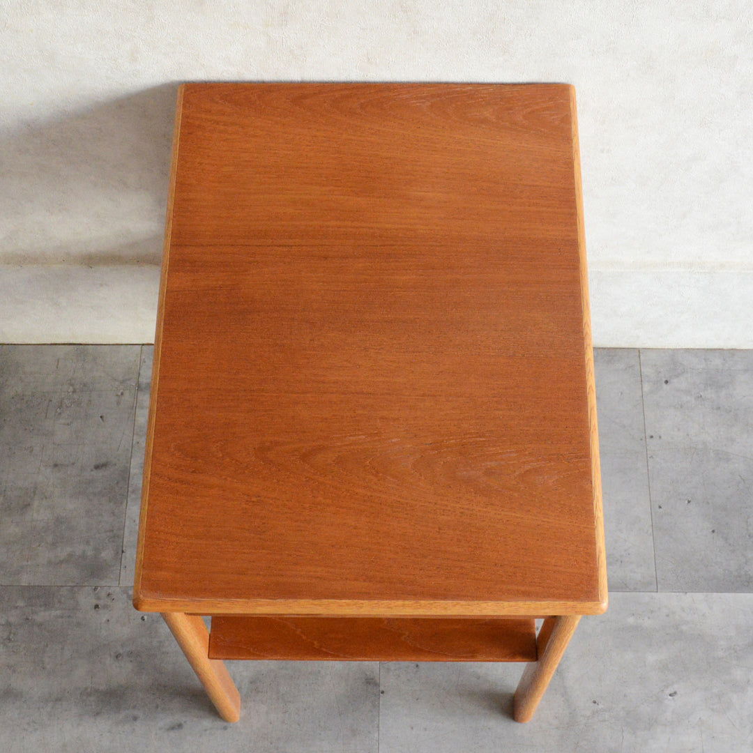 デンマークヴィンテージ チーク サイドテーブル 5-177 (抽斗付）