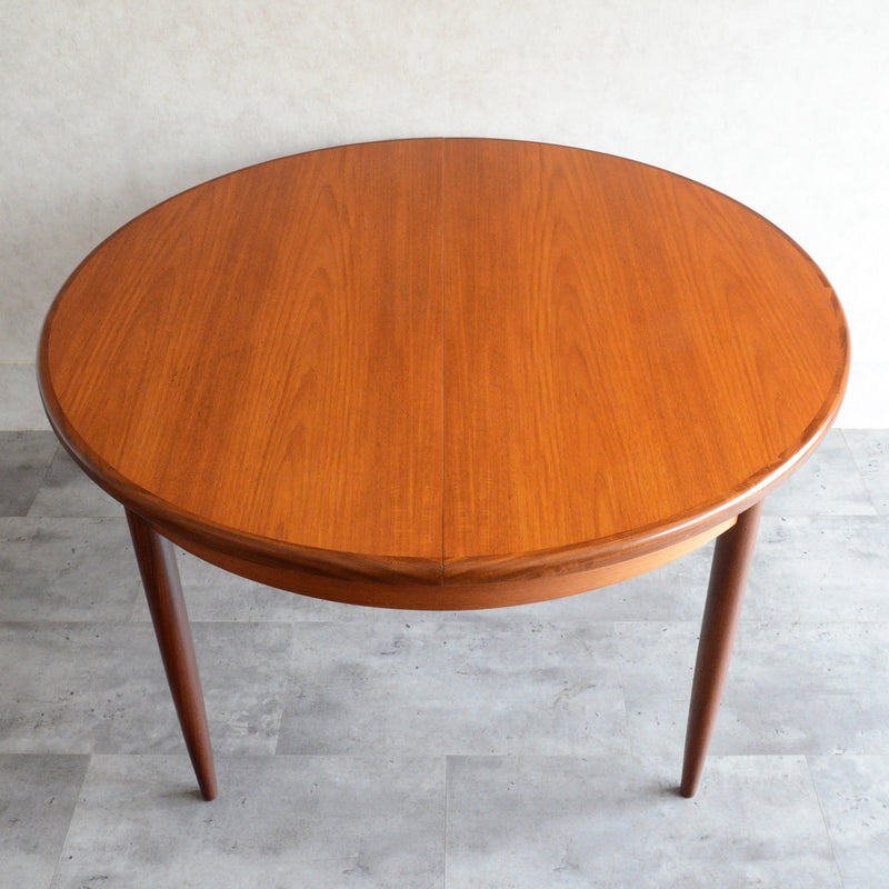 G-PLAN ジープラン エクステンション ラウンドテーブル90 (天板剥離再塗装）