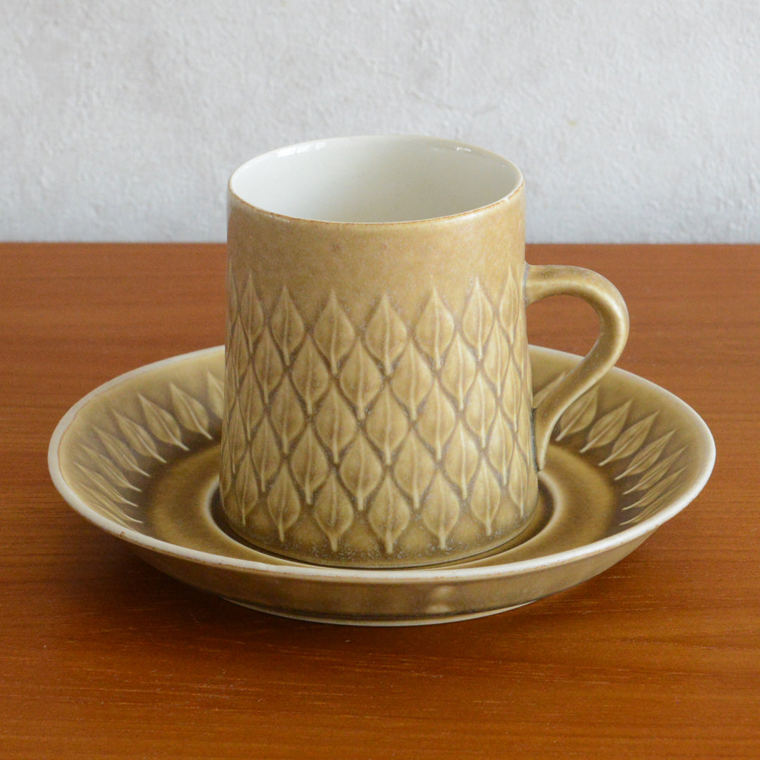 クイストゴー レリーフ カップ＆ソーサー 6-55 Jens.H.Quistgaard