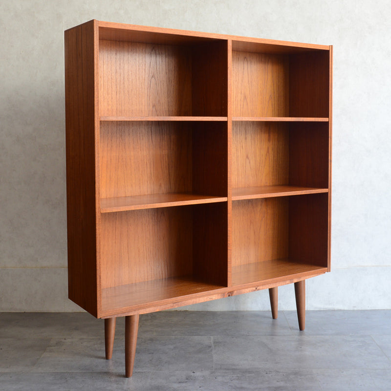 デンマーク ヴィンテージ チーク 3段ブックシェルフ 5-55