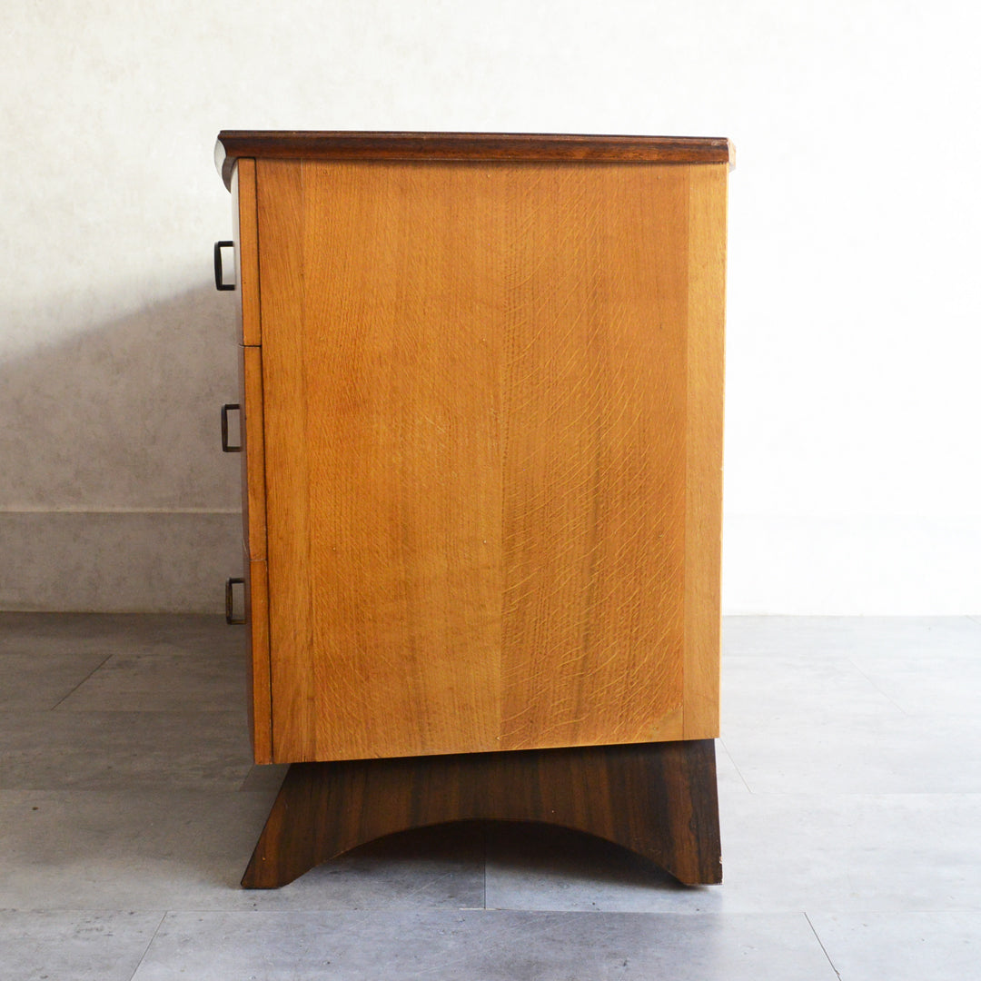 ミッドセンチュリー ヴィンテージ　チェストショートサイドボード 72(天板剝離再塗装済）