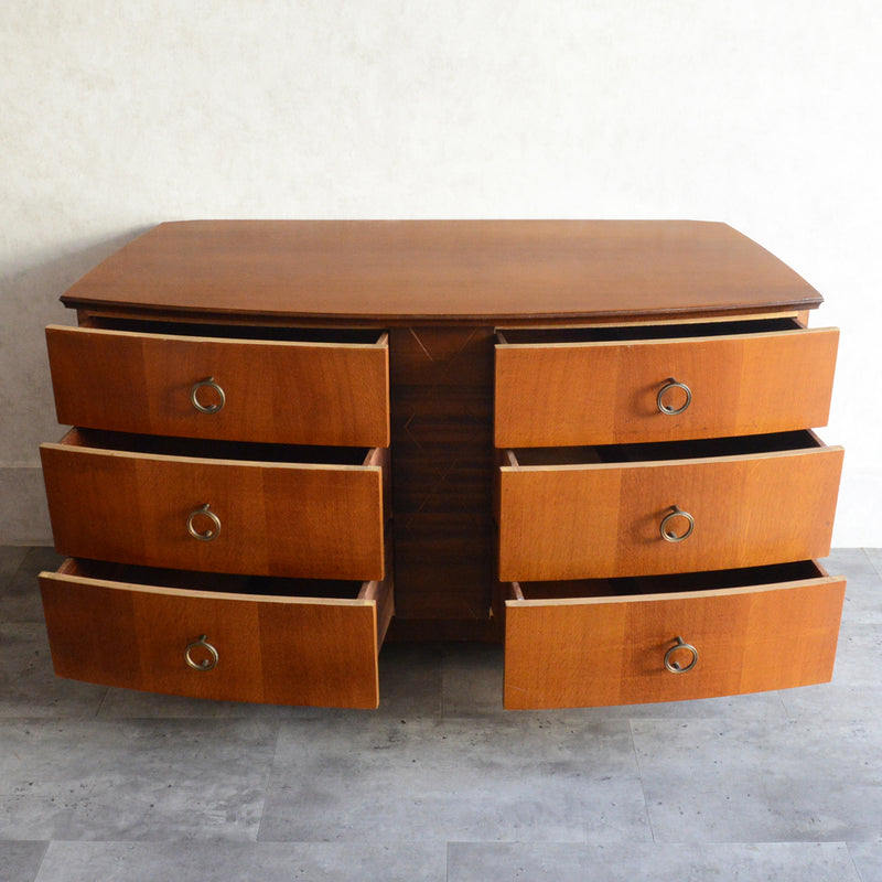 ミッドセンチュリー ヴィンテージ　チェストショートサイドボード 72(天板剝離再塗装済）