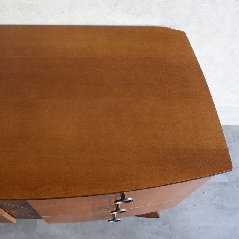 ミッドセンチュリー ヴィンテージ　チェストショートサイドボード 72(天板剝離再塗装済）