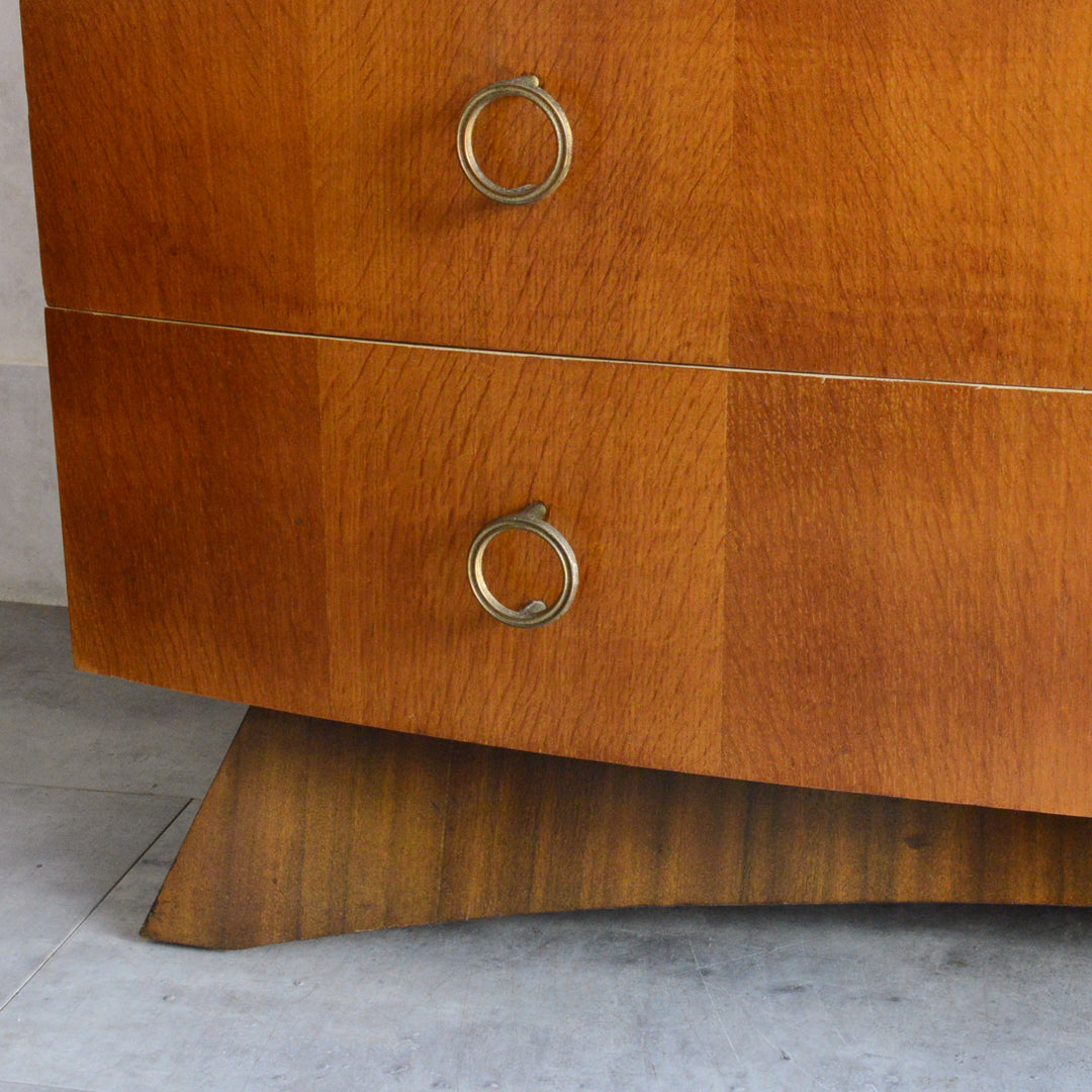 ミッドセンチュリー ヴィンテージ　チェストショートサイドボード 72(天板剝離再塗装済）