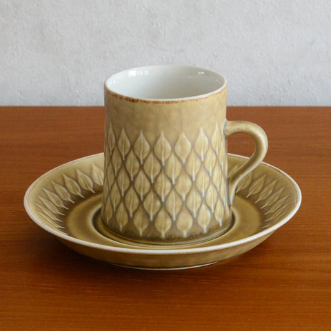クイストゴー レリーフ カップ＆ソーサー 6-56 Jens.H.Quistgaard
