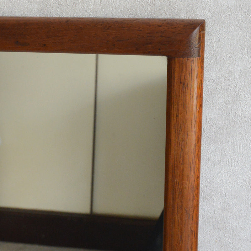 イギリスヴィンテージ チークミラー