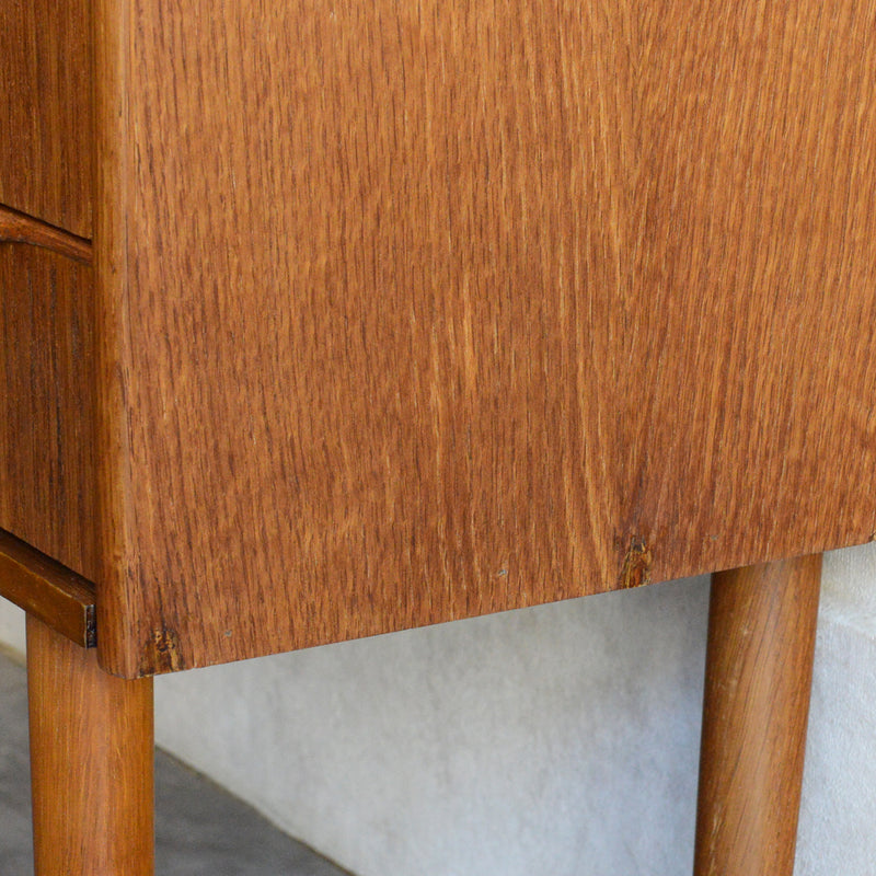 デンマーク ヴィンテージ  オーク ３段スモールチェスト8-4