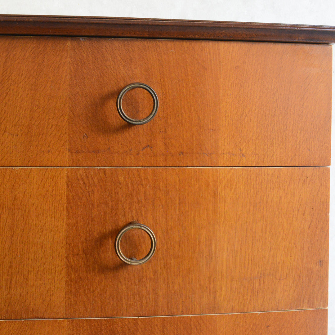 ミッドセンチュリー ヴィンテージ　チェストショートサイドボード 72(天板剝離再塗装済）