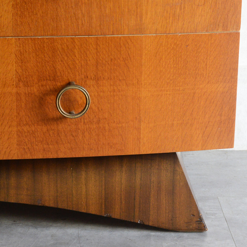 ミッドセンチュリー ヴィンテージ　チェストショートサイドボード 72(天板剝離再塗装済）