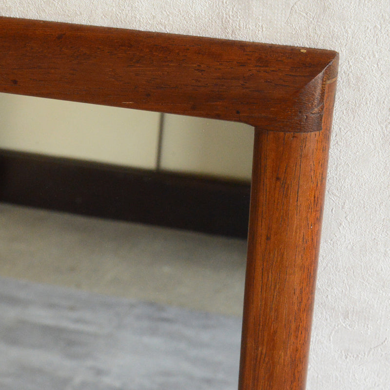 イギリスヴィンテージ チークミラー