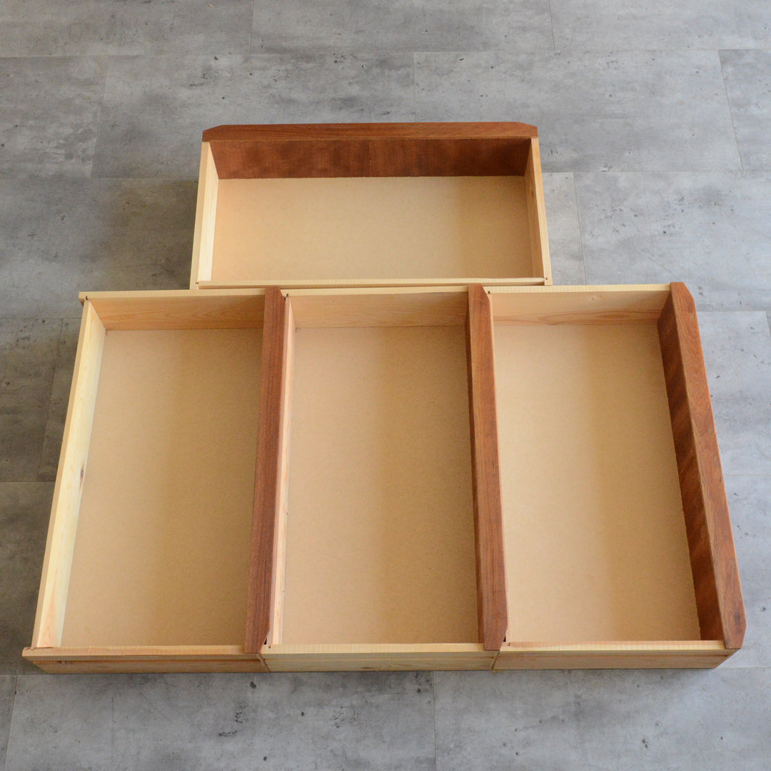 デンマーク ヴィンテージ  チーク ４段チェスト5-124