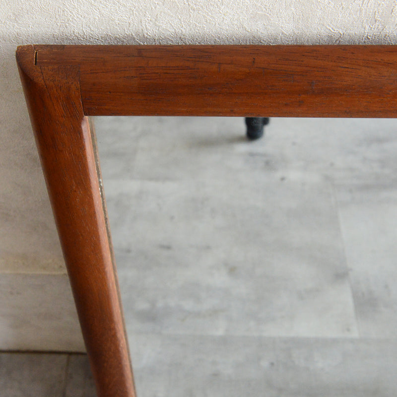 イギリスヴィンテージ チークミラー