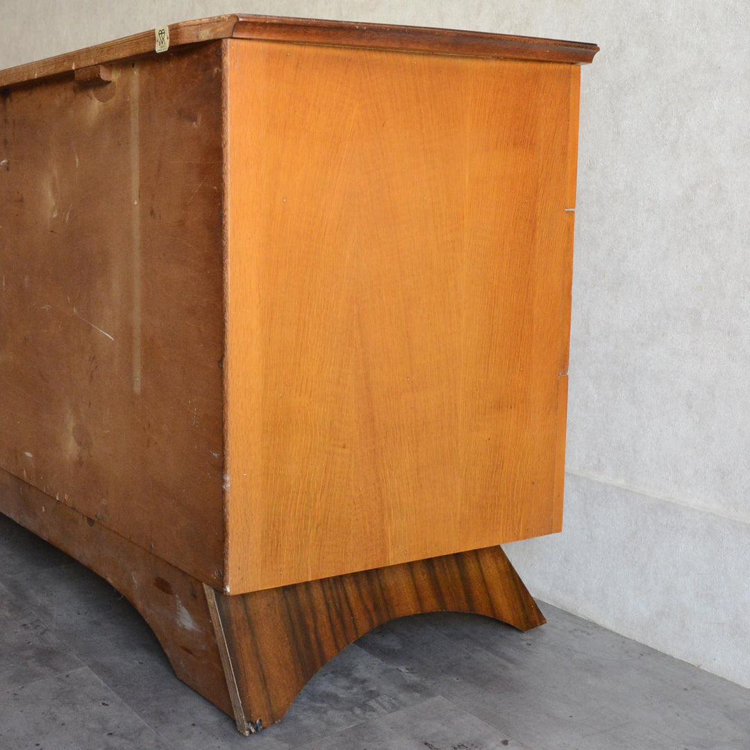 ミッドセンチュリー ヴィンテージ　チェストショートサイドボード 72(天板剝離再塗装済）