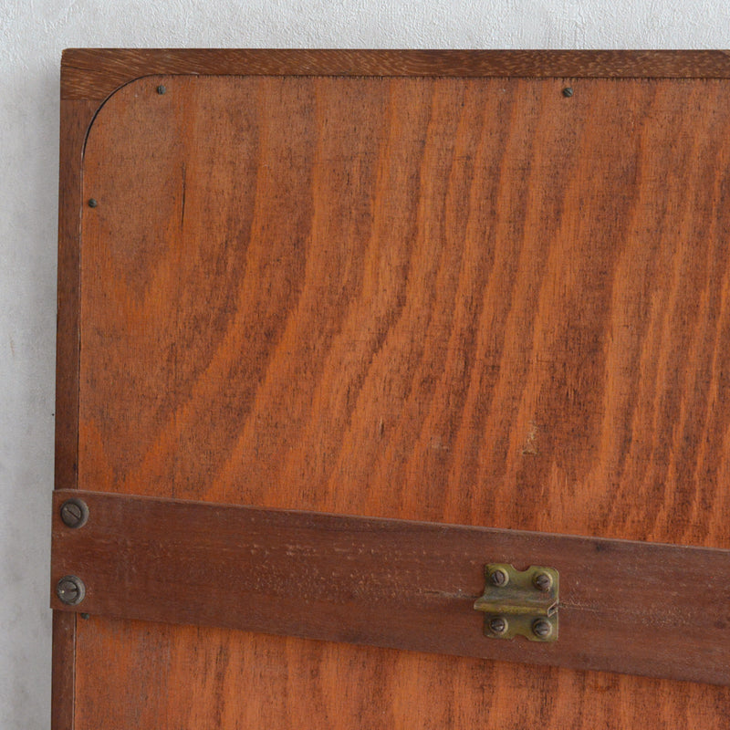 イギリスヴィンテージ チークミラー