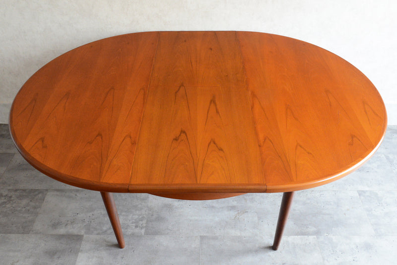 G-PLAN ジープラン エクステンション ラウンドテーブル91 (天板剥離再塗装）