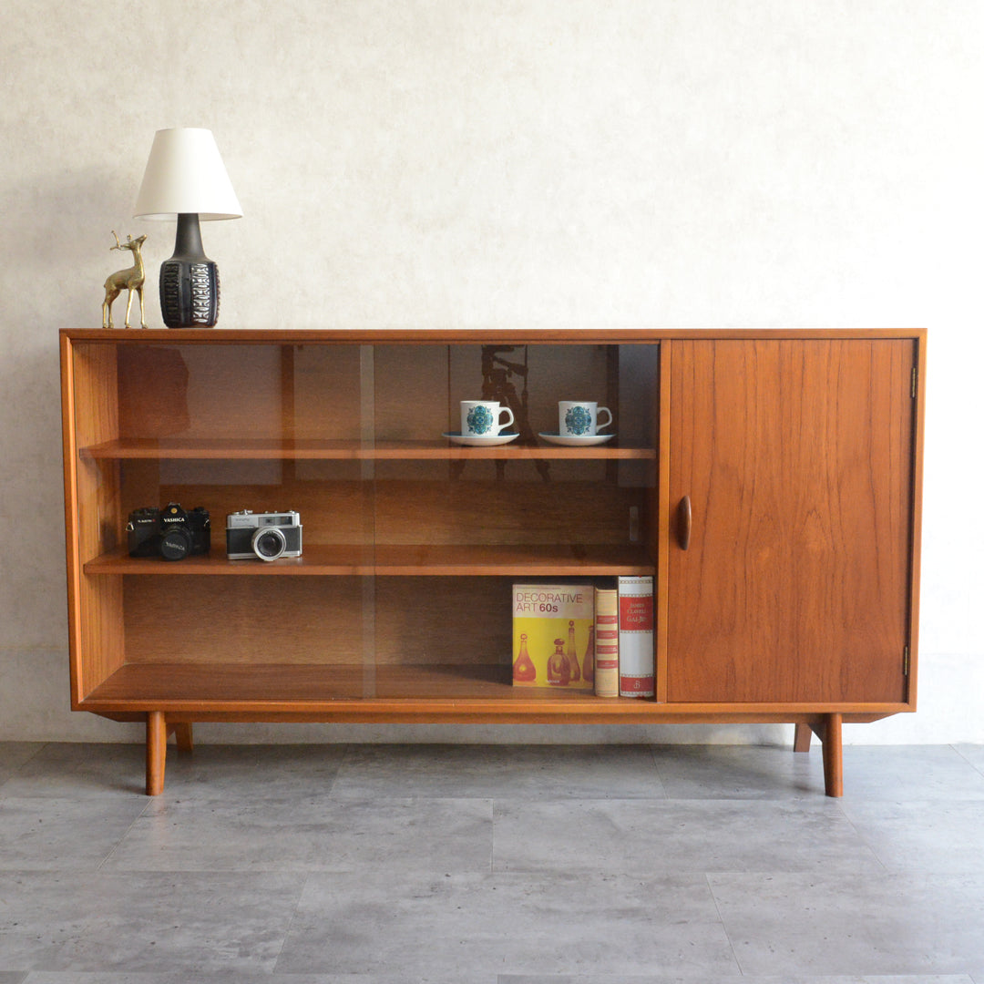 Herbert E. Gibbs ヴィンテージガラスキャビネット94(木扉付)