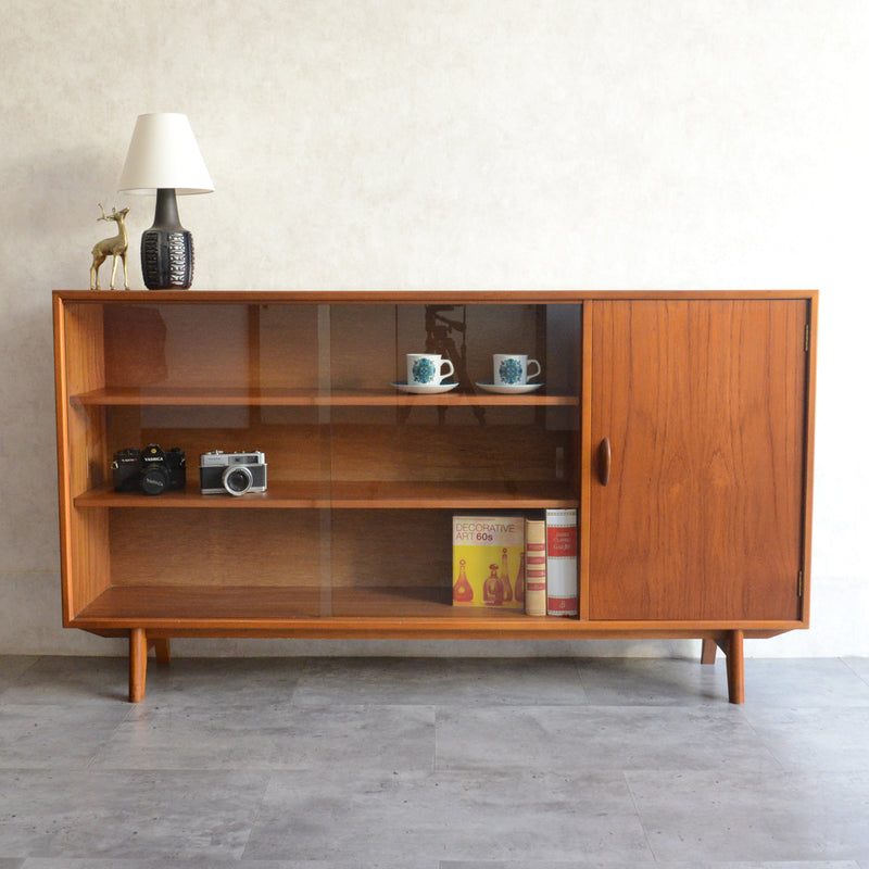 Herbert E. Gibbs ヴィンテージガラスキャビネット94(木扉付)