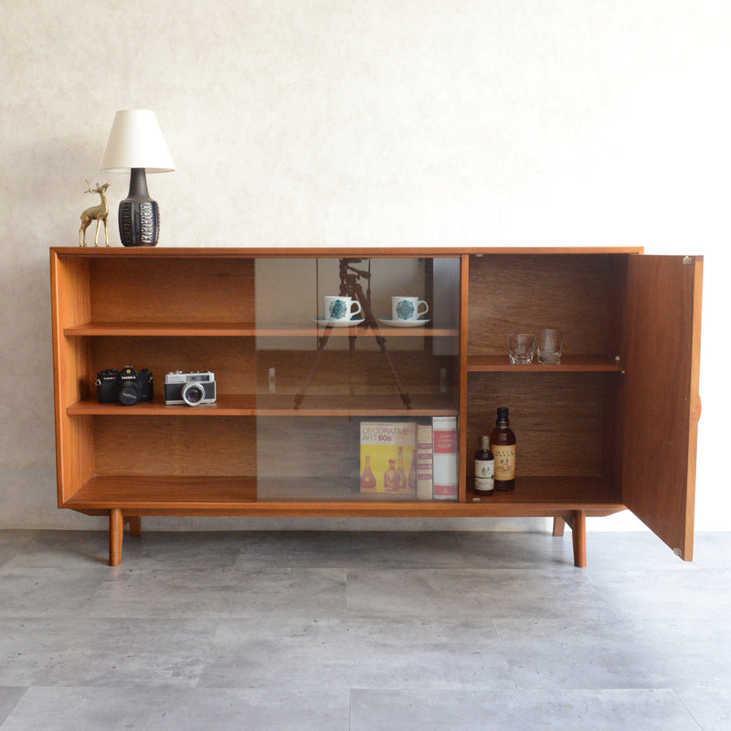 Herbert E. Gibbs ヴィンテージガラスキャビネット94(木扉付)