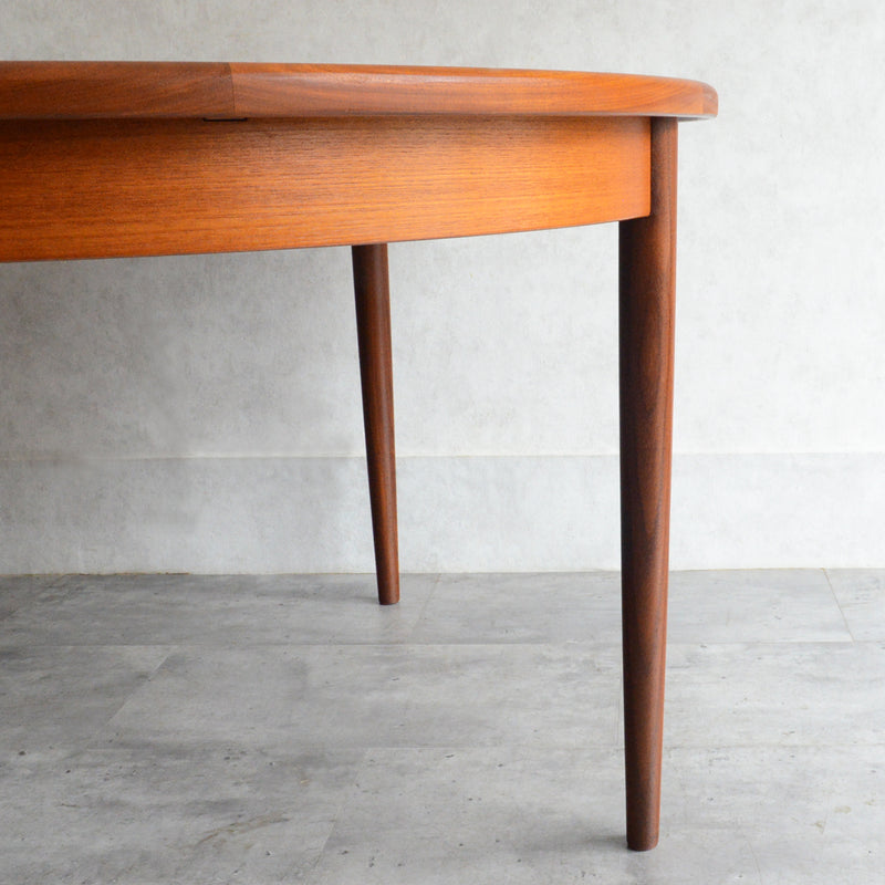 G-PLAN ジープラン エクステンション ラウンドテーブル91 (天板剥離再塗装）