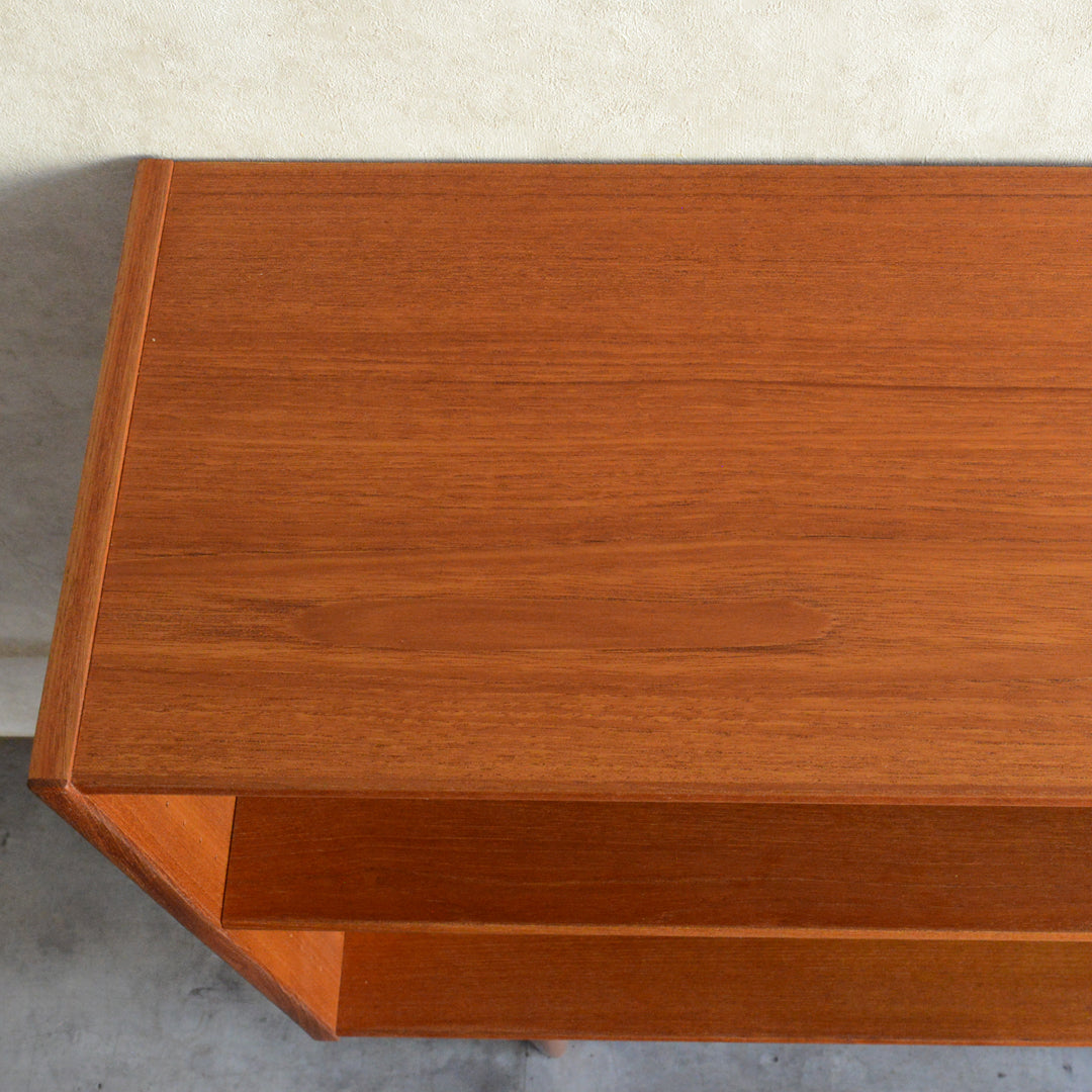 デンマークヴィンテージ　チーク 2段シェルフ5-128