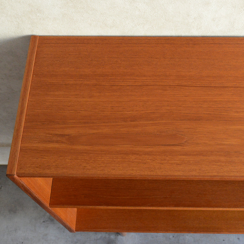 デンマークヴィンテージ　チーク 2段シェルフ5-128