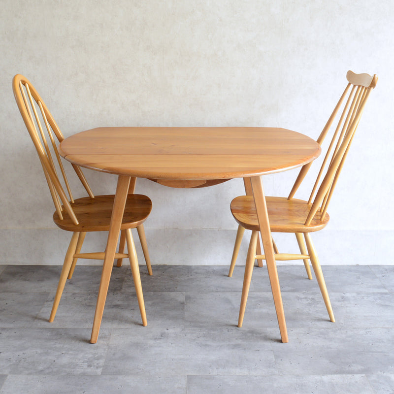 S様見学予約商品 ERCOL＜50S＞バタフライテーブル 12（コンパクトタイプ/天板剥離再塗装済）
