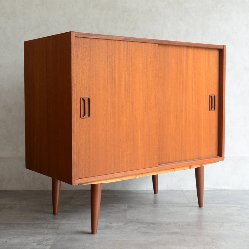 S様見学予約商品 デンマークヴィンテージ　チーク キャビネット3-42(ウッドオイル仕上)