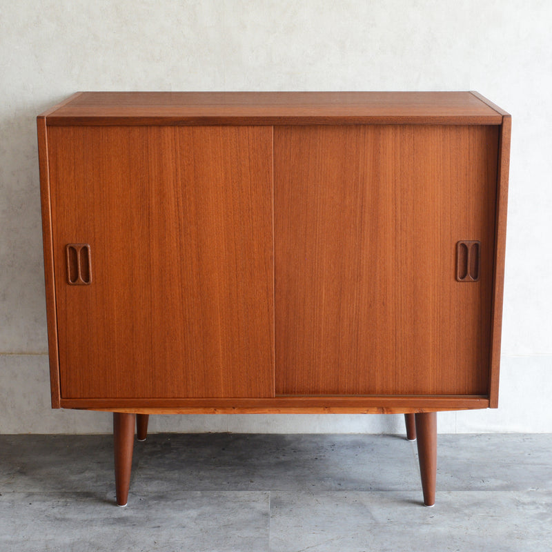 S様見学予約商品 デンマークヴィンテージ　チーク キャビネット3-42(ウッドオイル仕上)