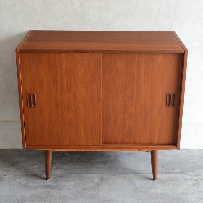 S様見学予約商品 デンマークヴィンテージ　チーク キャビネット3-42(ウッドオイル仕上)