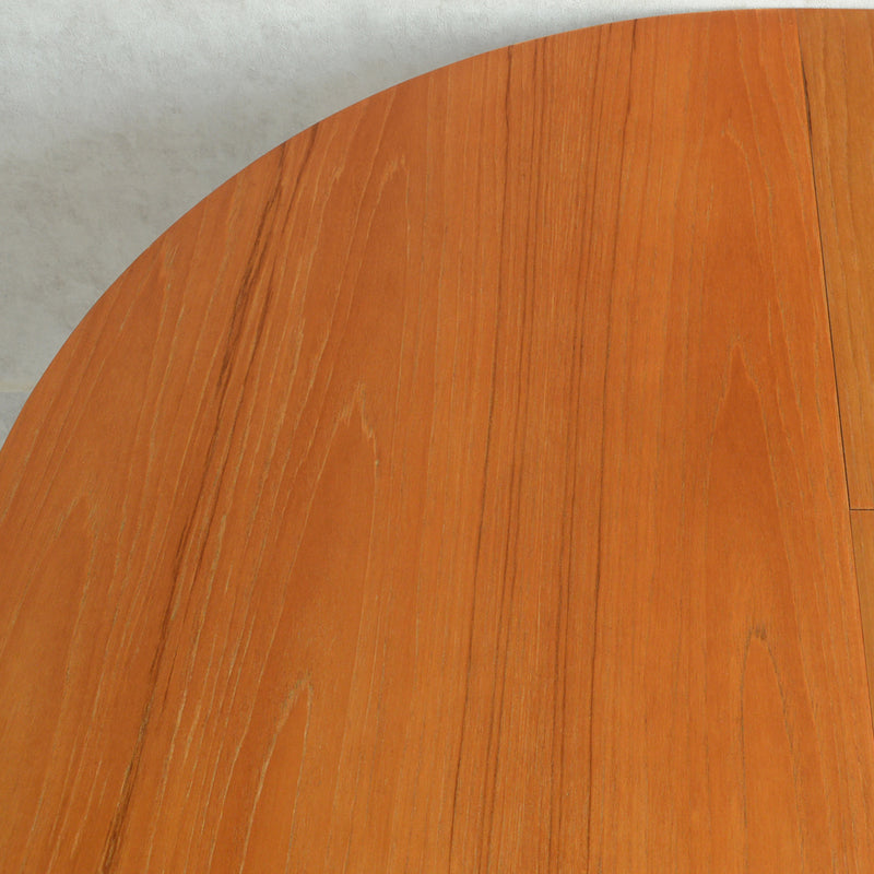 Nathan ネイサン エクステンション ラウンド ダイニングテーブル 10(天板剥離再塗装済）