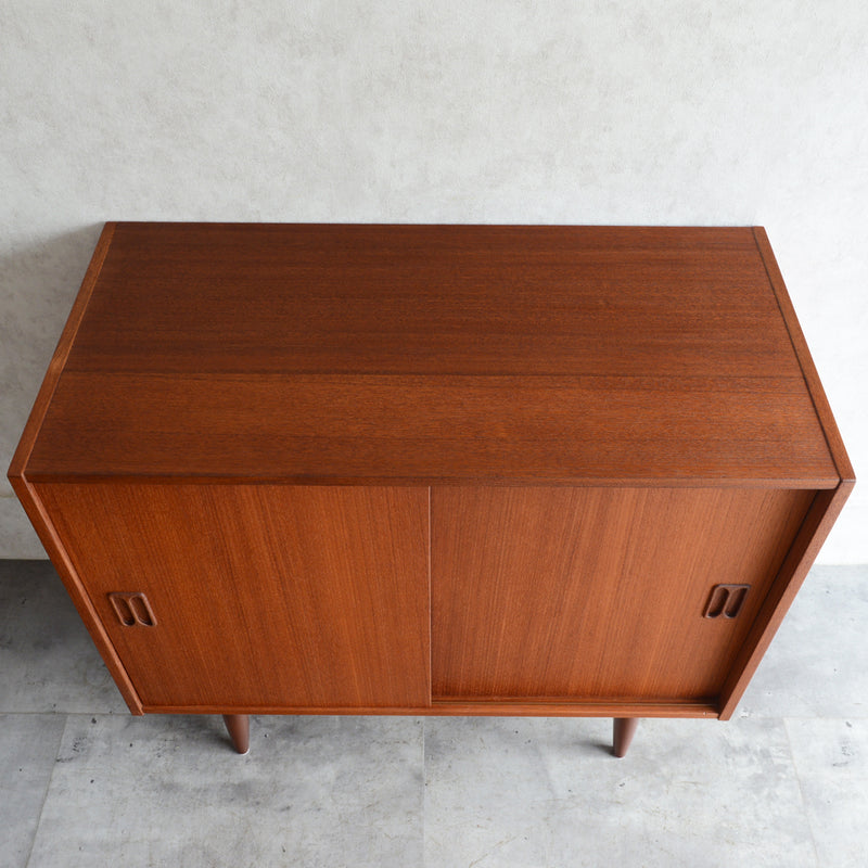 S様見学予約商品 デンマークヴィンテージ　チーク キャビネット3-42(ウッドオイル仕上)