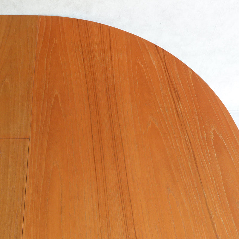 Nathan ネイサン エクステンション ラウンド ダイニングテーブル 10(天板剥離再塗装済）