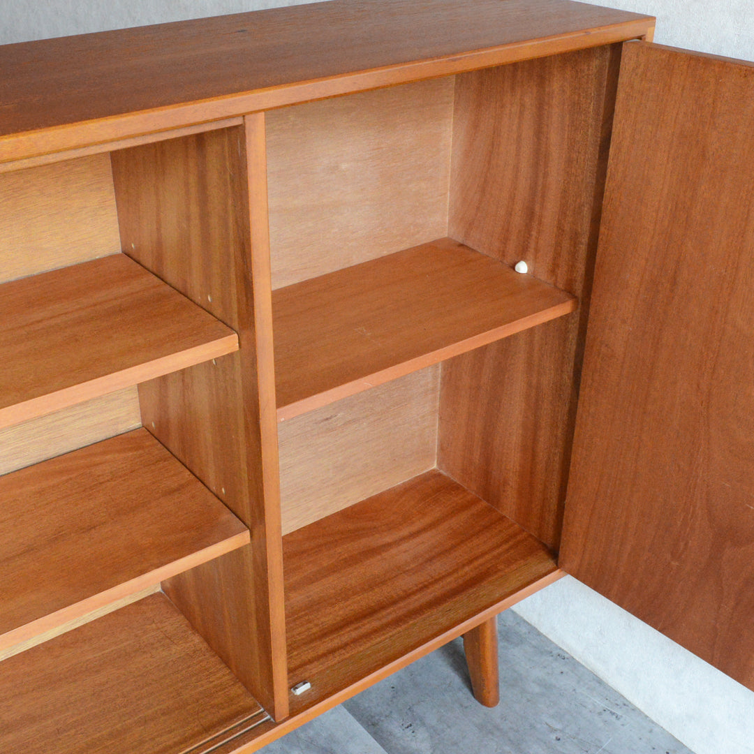 Herbert E. Gibbs ヴィンテージガラスキャビネット94(木扉付)