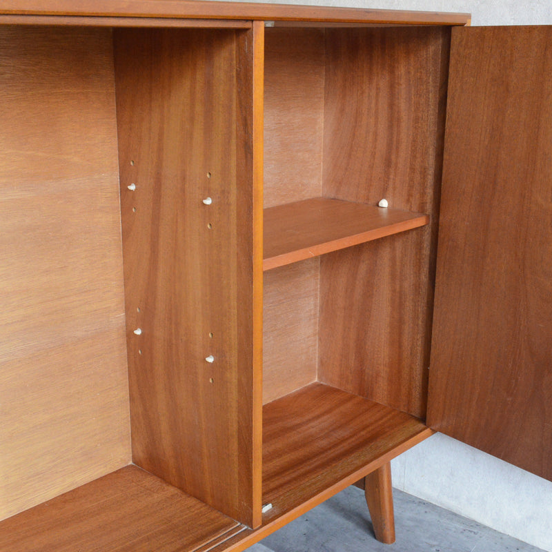 Herbert E. Gibbs ヴィンテージガラスキャビネット94(木扉付)