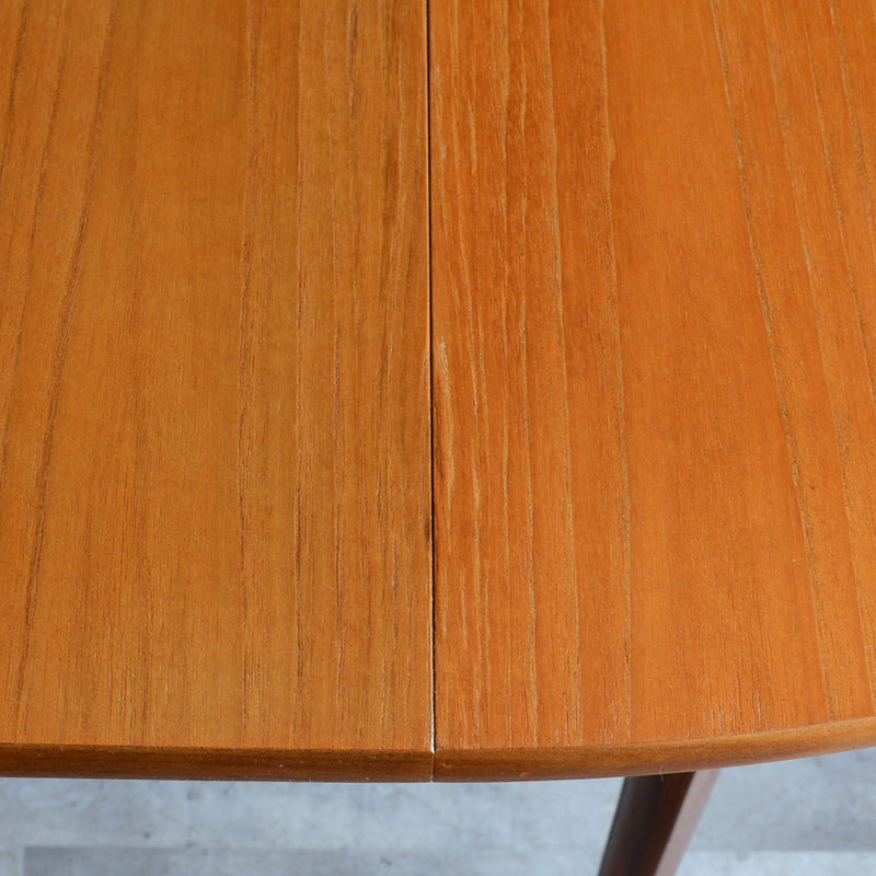 Nathan ネイサン エクステンション ラウンド ダイニングテーブル 10(天板剥離再塗装済）