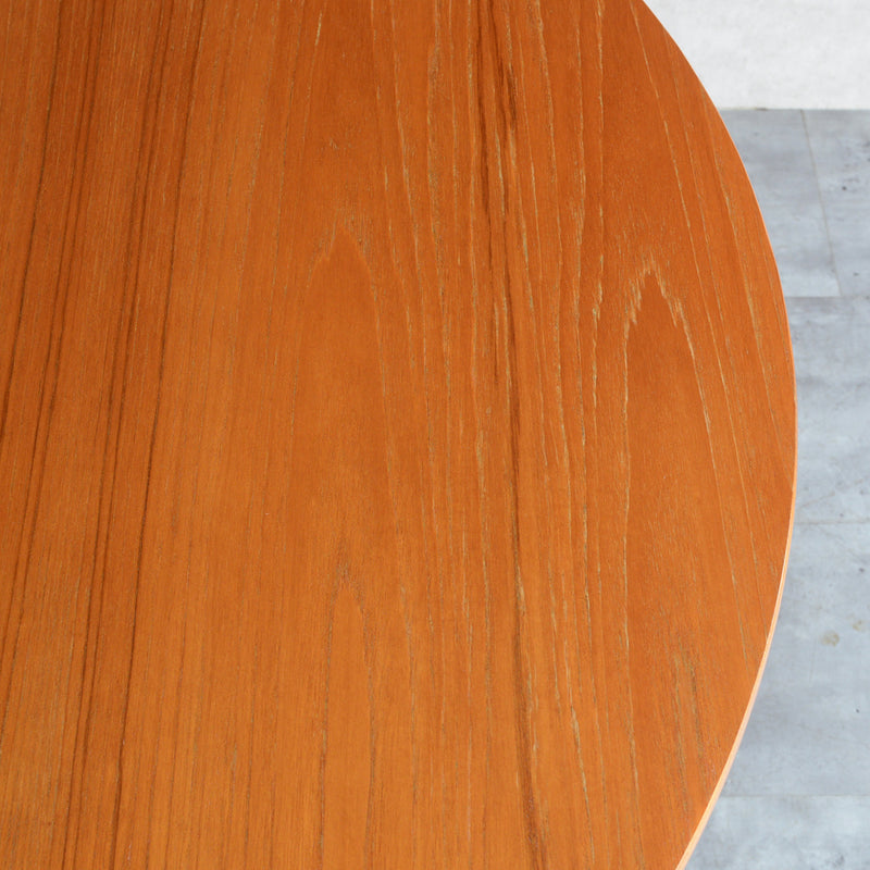 Nathan ネイサン エクステンション ラウンド ダイニングテーブル 10(天板剥離再塗装済）