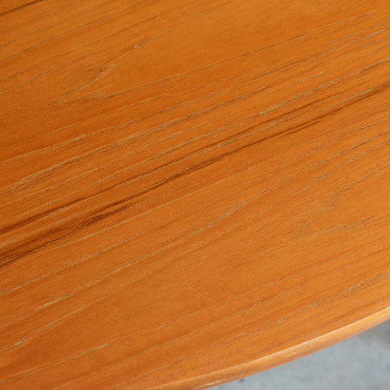 Nathan ネイサン エクステンション ラウンド ダイニングテーブル 10(天板剥離再塗装済）