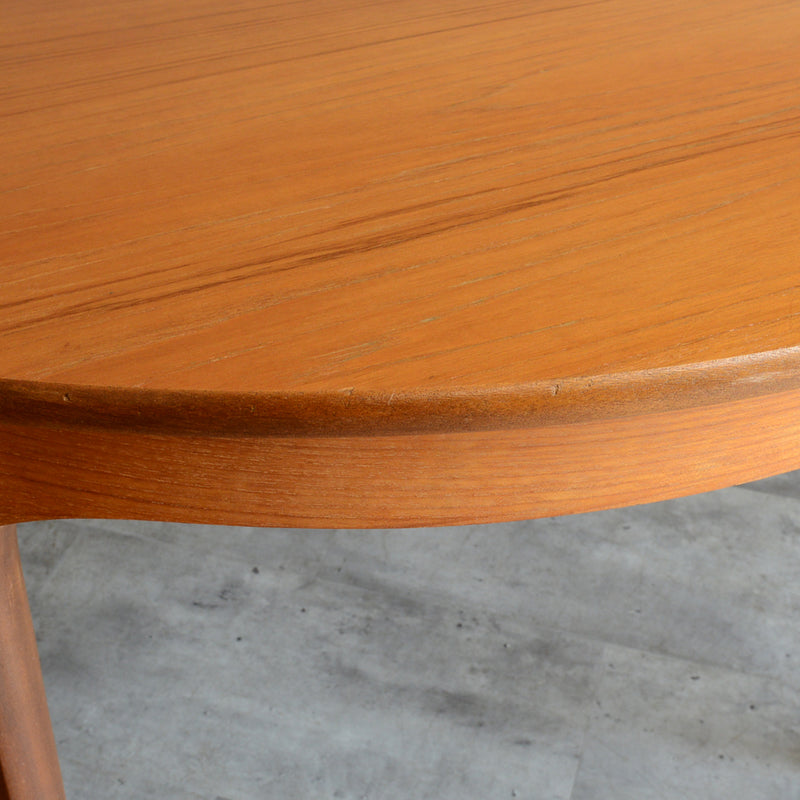 Nathan ネイサン エクステンション ラウンド ダイニングテーブル 10(天板剥離再塗装済）