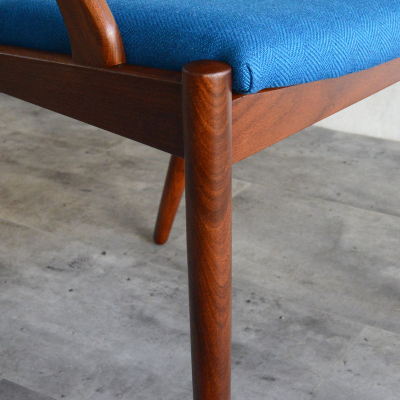 デンマークヴィンテージ Kai Kristiansen カイクリスチャンセン NV31チェア 5-49(張替済ブルー）